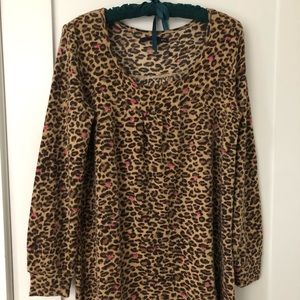 Leopard print sweater dress - late 90s/early 2000 - excellent condition